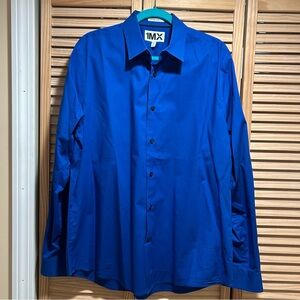 Express Vibrant Blue Dress Shirt